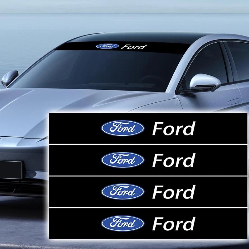Car Sticker 2026 For Ford 1pcs Car Front Rear Window Sticker Waterproof Sunshade Windshield Decal For Ford Focus 2 3 mondeo mk3