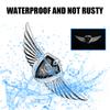 3D Car Styling Metal Alloy Fender Wings Sticker Side Body Trunk Decal For Opel Insignia Astra Antara Meriva Zafira H G Corsa OPC