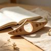 Fast Reading Aid Wooden Cat Bookmark One Hand Operation Page Holder Bookmark  Reading Accessories