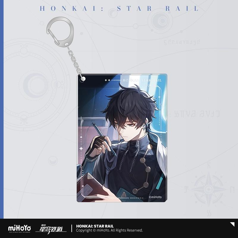 Sunsyea Honkai Star Rail Официальный мерч miHoYo Оригинальная аутентичная серия световых конусов Акриловый брелок Сандей Дань Хэн