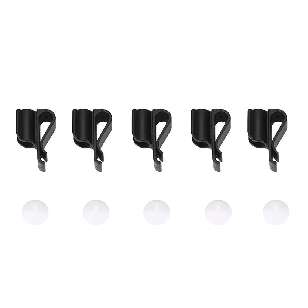 5Pcs Durable Golf Bag Clamp Club Putter Clips Holder with Ball Markers Accessories