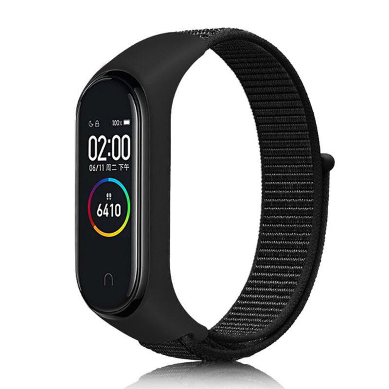 Высококачественный регулируемый нейлоновый ремешок для Xiaomi Mi Band 3/4/5/6 Прочный и легкий