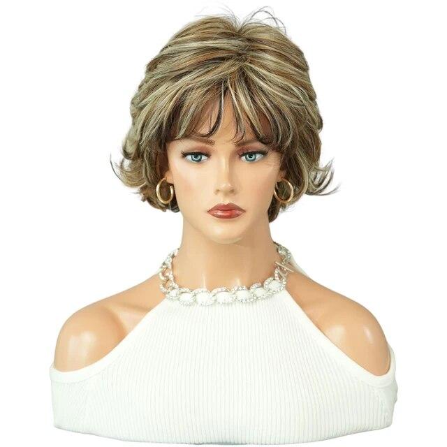 Синтетический винно-красный парик Боб для женщин, повседневные трендовые парики из натурального лавандового волокна с челкой, Омбре Боб, термостойкое волокно