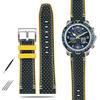 Для Citizen Sky Eagle Blue Angel Браслет Второе Поколение JY8078 JY8078-01L/52L Серия Кожаный Ремешок для Часов Ремешок 22 мм