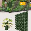 3 In 1 Plant Wall Flowerpot Three-Dimensional Hanging Wall Mount Plant Holder Plastic Multi-layer Combination
