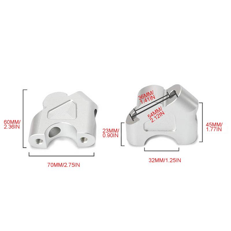 Зажим для подъема руля Металлические подъемы руля Крепление для руля Зажим для крепления руля Износостойкие аксессуары для мотоциклов Руль