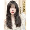 Womens Full Head Straight Wig No Cap Needed Covering Gray Hair Volume Boost Daily Wear