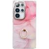 Suitable for Samsung S25ultra Mobile Phone Case Marble S23 Electroplated Fine Hole Full Package Anti Fall A56 Ring Support