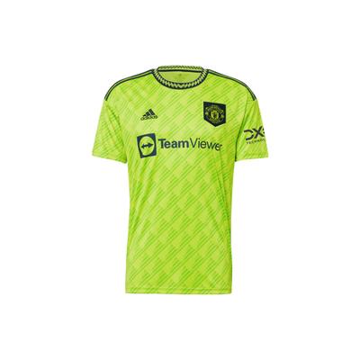 adidas Manchester United 22/23 Third Jersey Semi Solar Slime Мужская уличная одежда HE2981