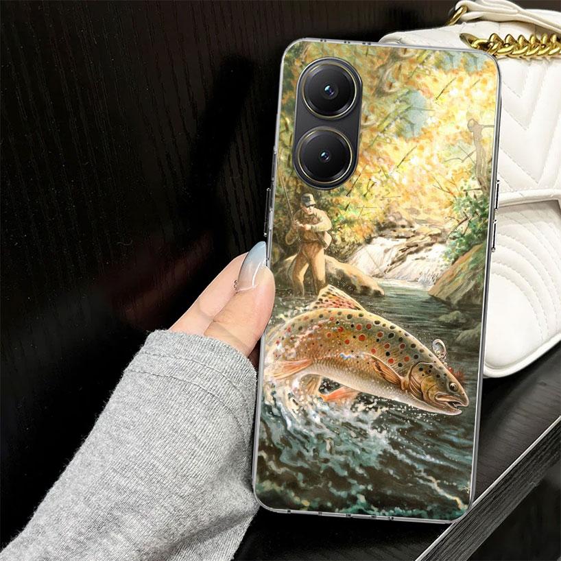 Чехол для охоты и рыбалки для Xiaomi Poco X7 F7 Ultra X6 F6 F5 X5 Pro X3 Nfc Чехол для телефона X4 F4 Gt F3 M6 M5S M3 Силиконовый Funda