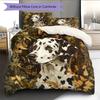 Dalmatian and Bushes Pattern Bedding Home Decoration Birthday Gift (1 * duvet cover + 2 * pillowcase, without core)