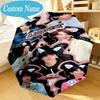 Custom Name Umbrella K-pop Stars Group Umbrella 8-Frame for Travel, Camping, Casual Lightweight Portable, Essential for Family Gifts
