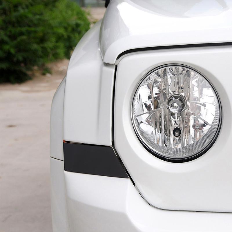 Передний указатель поворота автомобиля, декоративная лампа, наклейки, подходят для Jeep Patriot 2011-2016, внешние аксессуары из ПВХ