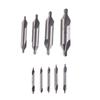 Набор угловых сверл с зенковкой по центру 60 градусов, токарный станок HSS, фрезерный станок