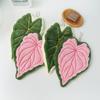 Ручное полотенце с рисунком листа растения, Подвесной тип, Для кухни и ванной, Портативное полотенце-тряпка, Впитывающее воду, Для уборки, Тканевые платки-полотенца с растением