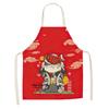Кухонный фартук Lucky Cat, женский фартук для приготовления пищи, хлопковые льняные нагрудники, кухонный фартук для уборки дома, Kawaii фартук