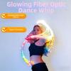 Rechargeable Optical Hand Rope Colorful Pixel Light-up Whip Glowing Waving Flash Whip  Cosplay