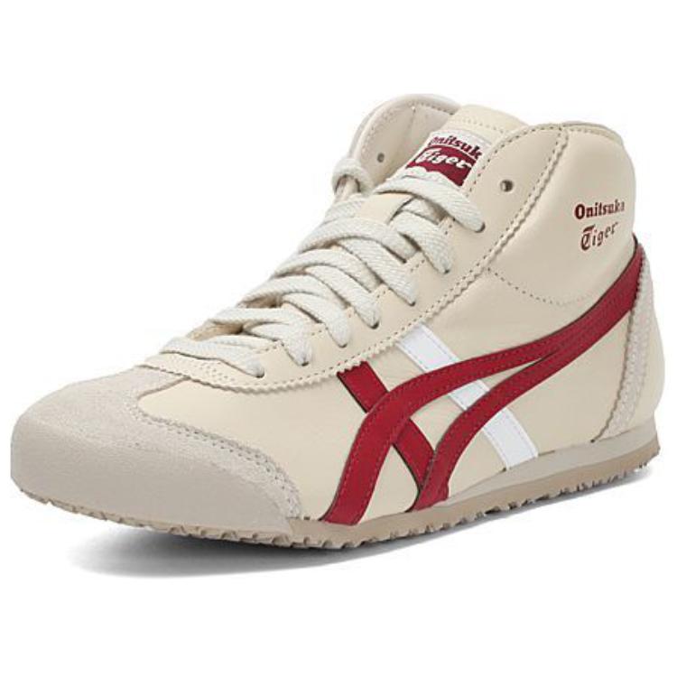 ONITSUKA TIGER Мексика Mid Runner Повседневные Удобные Кроссовки Средней Высоты Унисекс Бежевый HL328-0226
