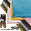 100*153 см плотная мягкая бархатная ткань для самостоятельного шитья занавесок, диванных подушек, платьев ручной работы, однотонная бархатная плюшевая ткань