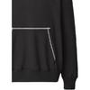 Uniqlo Спортивная толстовка с капюшоном и длинным рукавом X JW Anderson Коллаборация Мужская толстовка Черный 447065-09