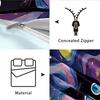3pcs Starry Sky Black Cat Printed Chipless 1 Bedding Cover 2 Pillowcases Bedding Bedding Bedding Machine Washable Decoration