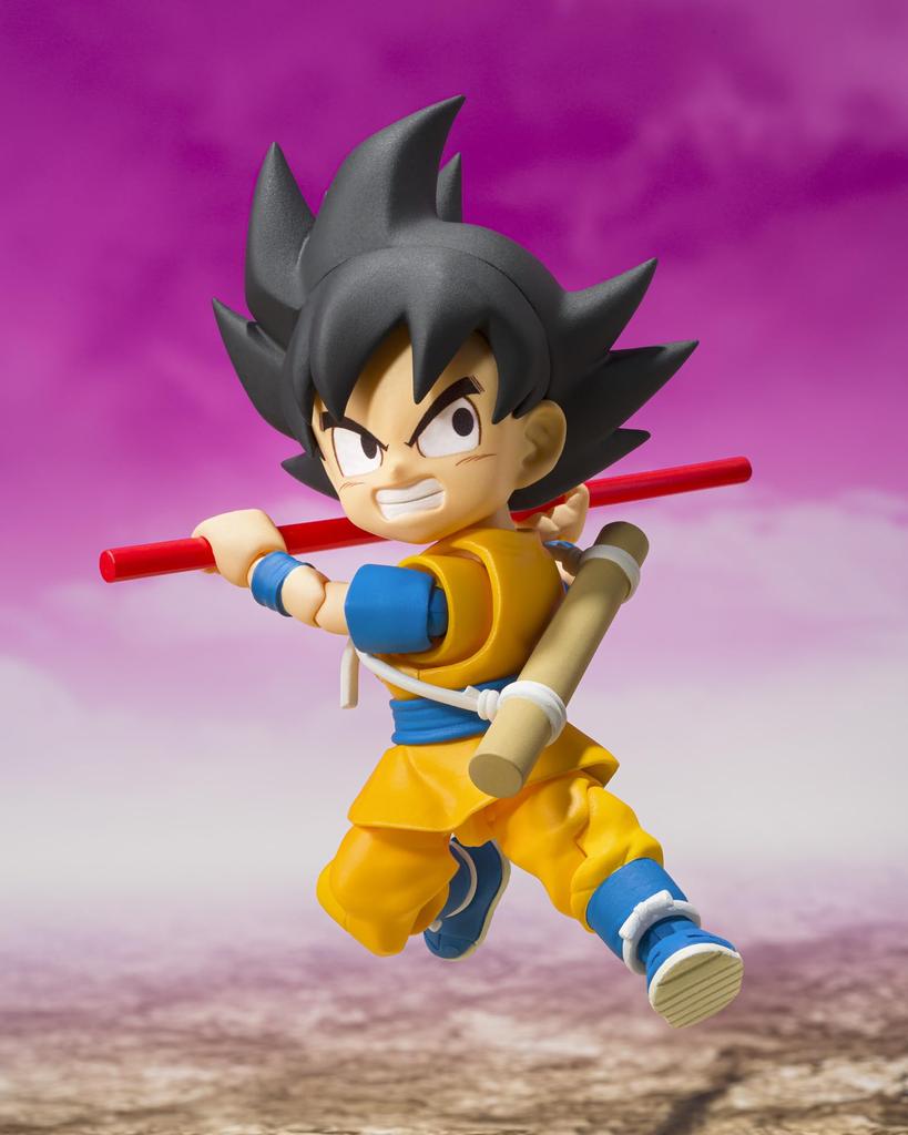 TAMASHII NATIONS Dragon Ball DAIMA Son Goku 70mm PVC ABC Painted Movable Figure S.H.Figuarts (mini) -DAIMA- Approx. &