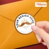 Персонализированные наклейки с индивидуальным дизайном - Многоразовые стикеры для ноутбуков, бутылок с водой и упаковки подарков | Быстросохнущий клей