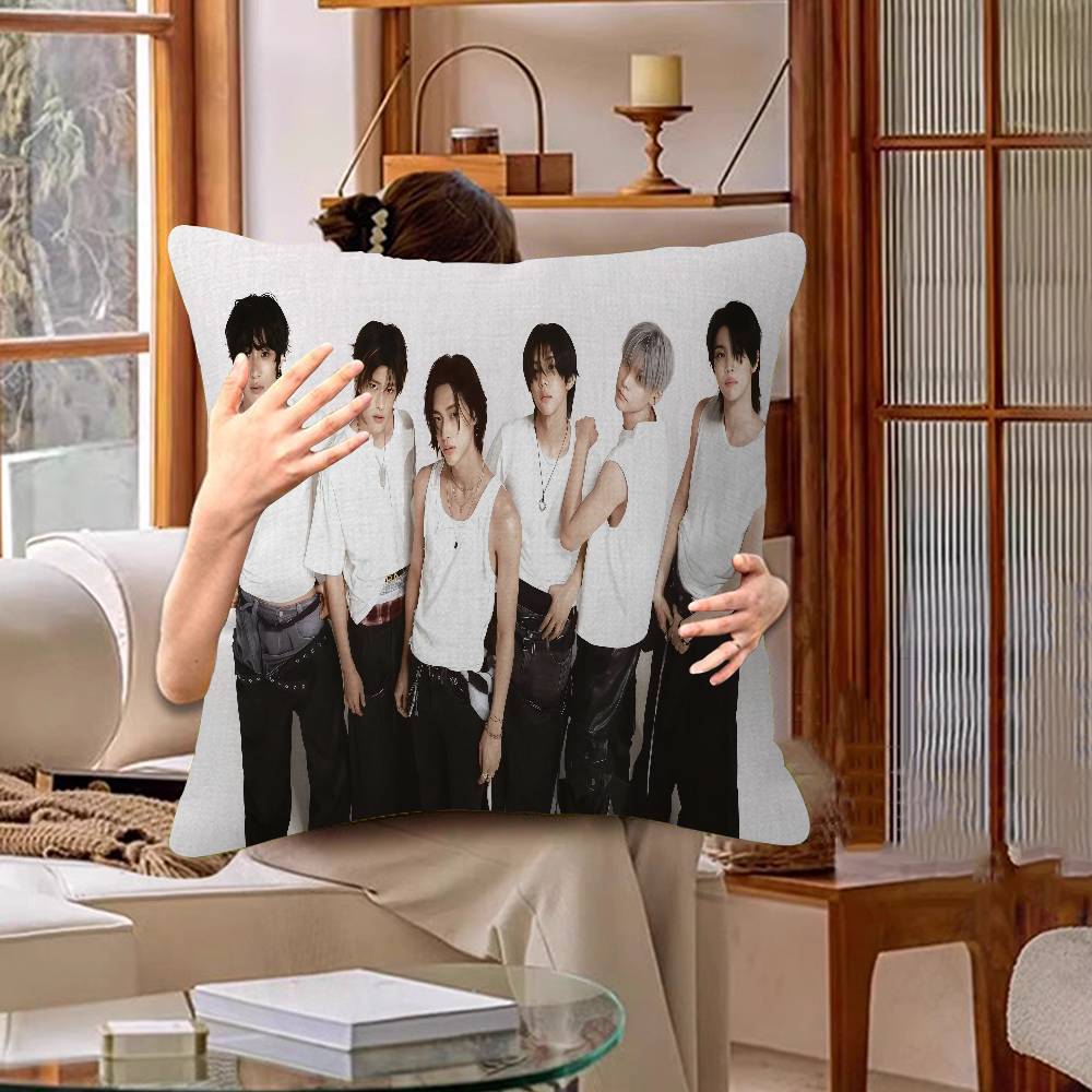 Kpop Style Riize Pillowcase Toon Gift Cushion Cover Bedroom Home Sofa Chair Seat Decor Pillow Case
