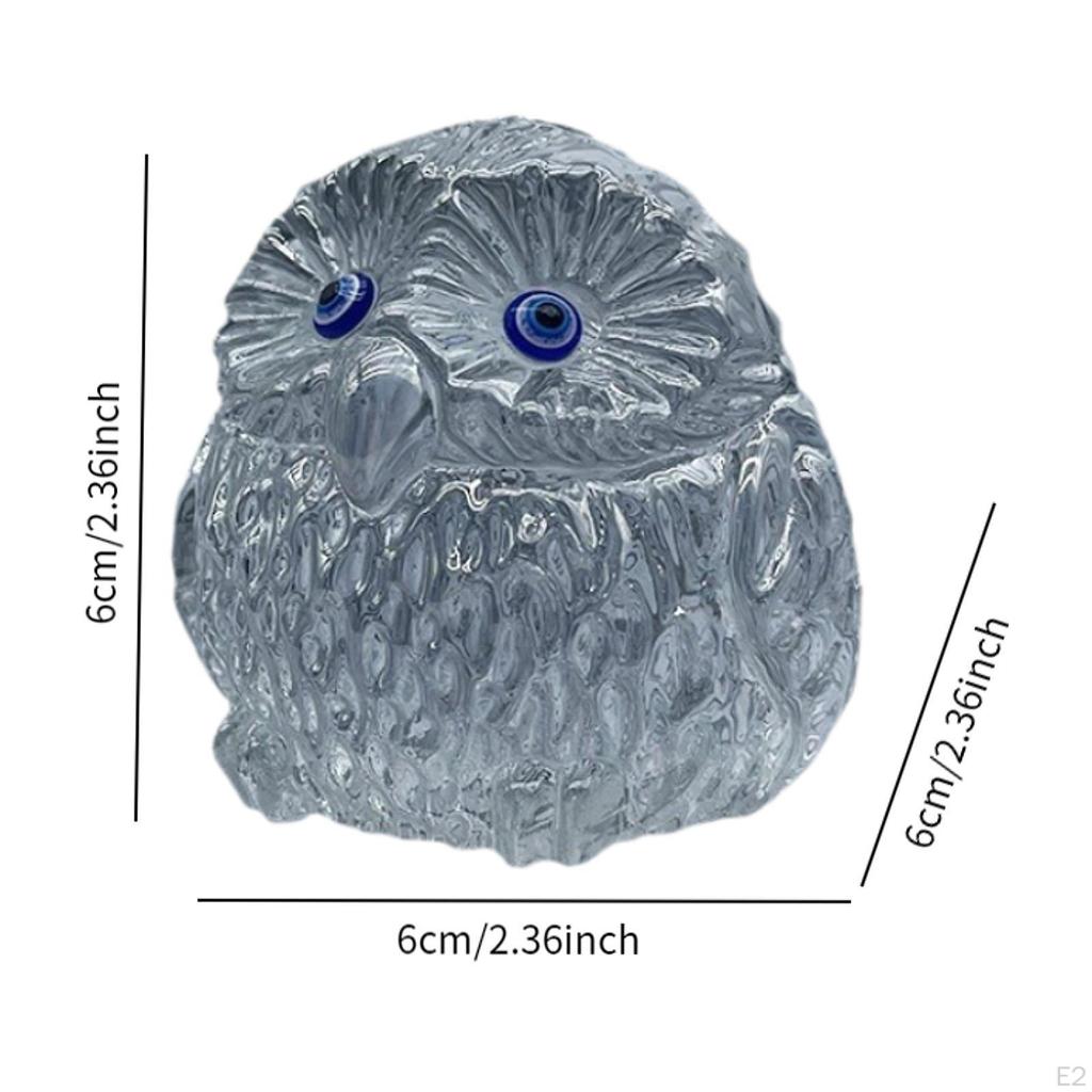 Owl Statue Housewarming Gift Decorative Figurine for Bedroom Office Desk