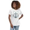 Anchor Down Relax T-Shirt: Women's Nautical Graphic Tee