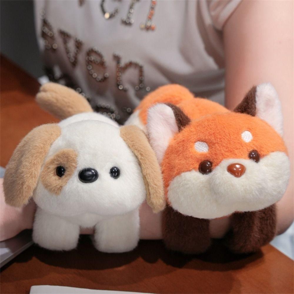 Имитация плюшевой куклы, браслета для пощечины, кошки, щенка, плюшевого браслета для запястья, серии, подарка на день рождения