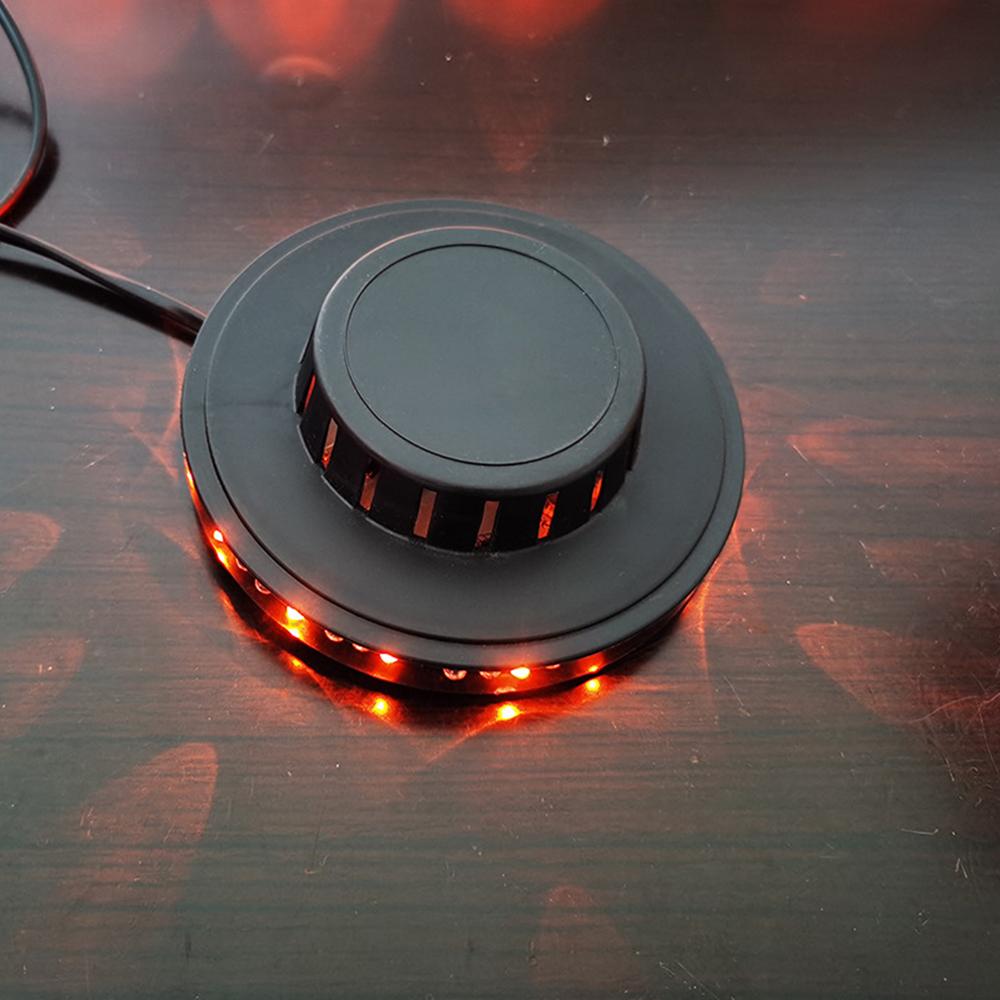 Светодиодный цветной потолочный диско-светильник со звуковым управлением, стробоскопический сценический свет, красочный декоративный светильник для вечеринки и праздника