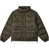 Stand Collar Soft Comfortable Solid Color Zipper Long Sleeve Jacket Unisex Jackets Army-Green VN000P32KCZ