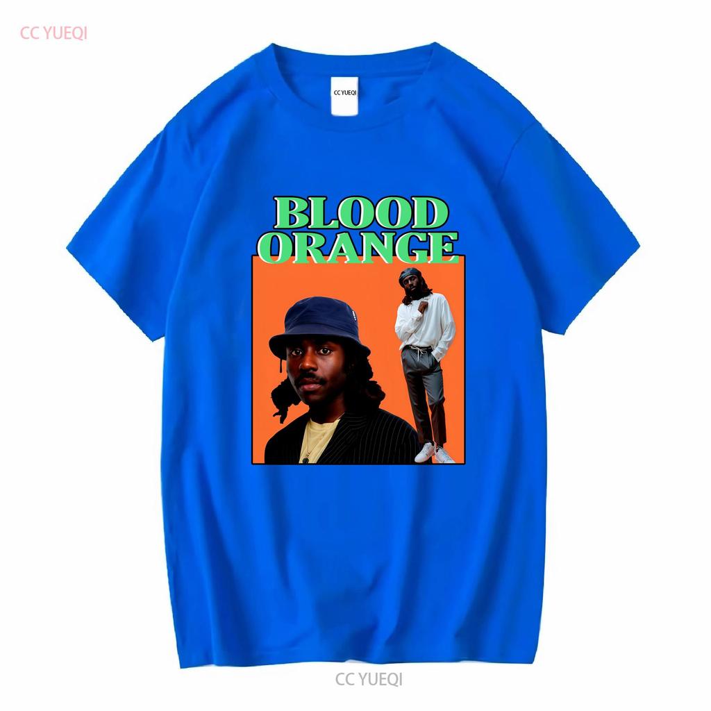 Blood Orange Dev Hynes Classic T Shirt Heavy Cotton vintage Washed Unisex Casual Versatile Breathable homme streetwear Slightly