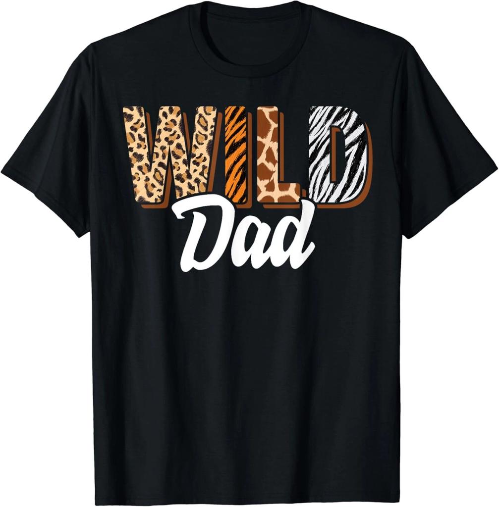 Wild Dad Zoo Born Two be Wild B-day Safari Jungle Animal Gift Unisex T-Shirt