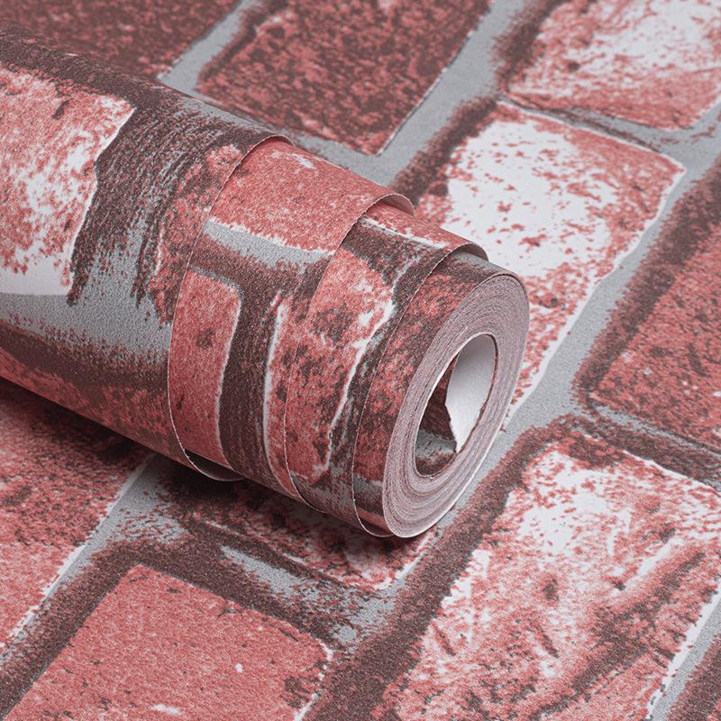 Обои под кирпич нетканые обои гостиная спальня ТВ фон магазин одежды ретро кирпичная кладка