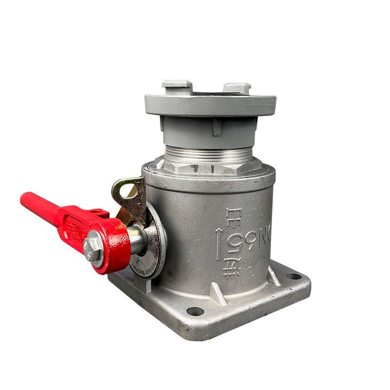 Fire Truck Water Inlet Ball Valve for Sprinkler and Tank Trucks, DN50/DN65