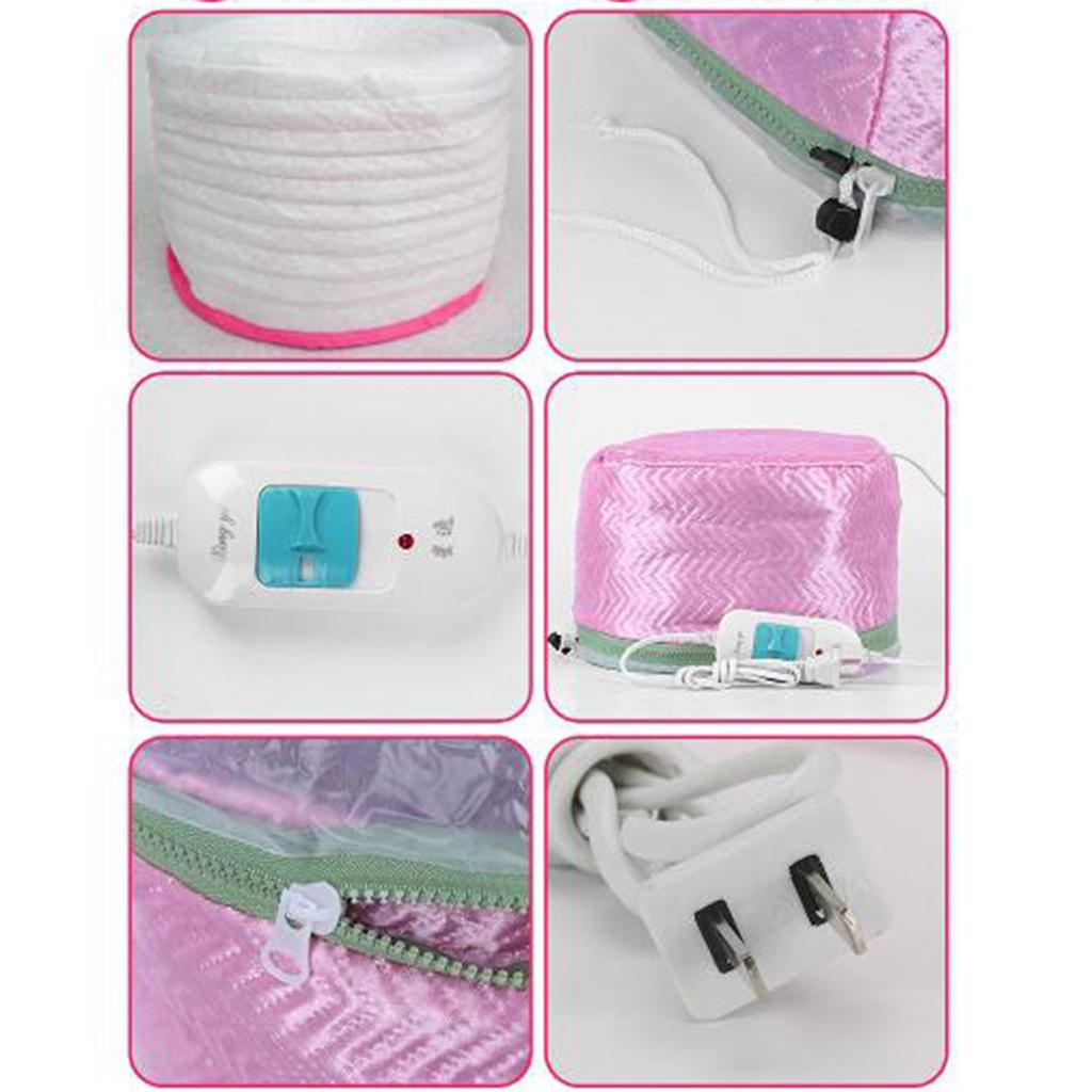 SPA Hair Thermal Treatment Heating Cap Dryers Care Steamer Hat