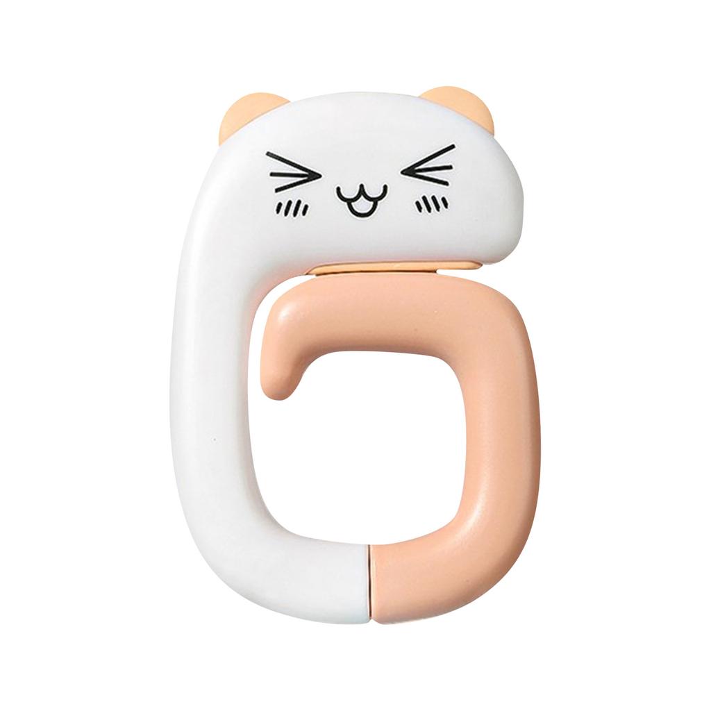 Портативный пластиковый пакет для путешествий, крючок с милыми животными для подвешивания, декоративный крючок для настольной сумки, настенная вешалка, держатель для сумки, вешалка