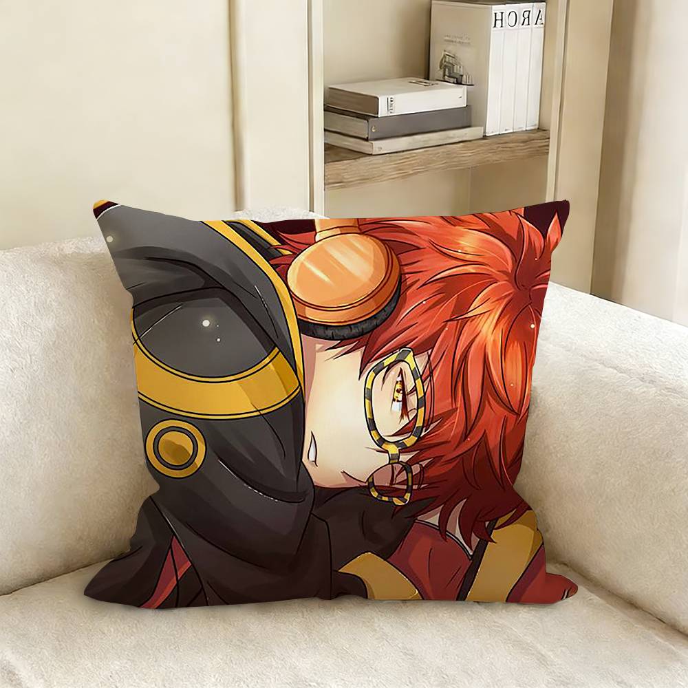 Аниме Игра Mystic Messenger Различные Размеры Квадратная Наволочка Для Декора Автомобиля Дома Спальни