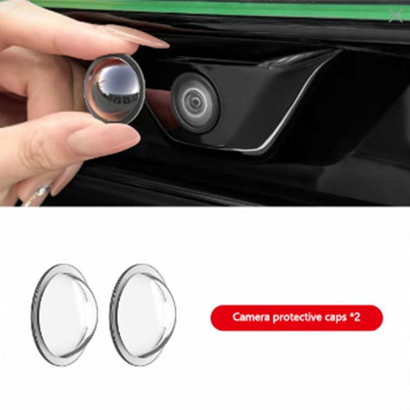2PCS Car Camera Lens Protector Rear View Backup Camera Cover 360° Camera Protection Advanced Scratch Lens Guards Anti Scratch