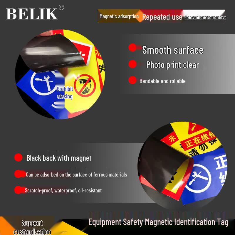 BELIK Magnetic Safety Warning Sign