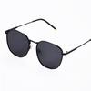 New fashion box sunglasses men and women trendy metal marine sunglasses Internet celebrity versatile glasses S
