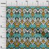 oneOone Ткань Cotton Flex с ромбовидным и вихревым принтом Ikat, ярд 40 дюймов