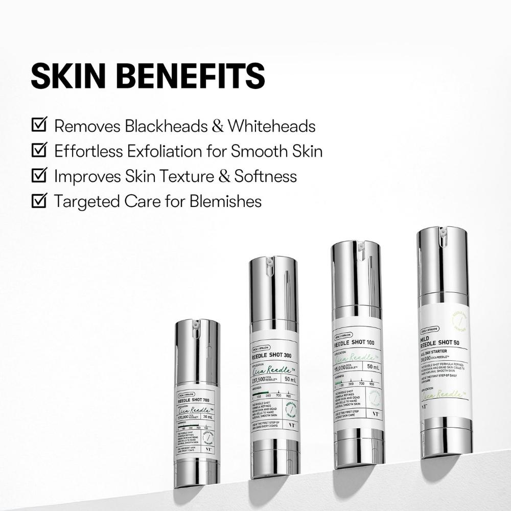 [VT COSMETICS] Reedle Shot 100 Essence + Cleanser (50ml + 80ml / 1.69 fl. oz + 2.70 fl. oz)