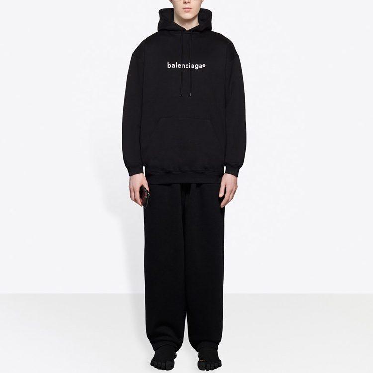 Balenciaga Мужская новая толстовка с капюшоном, средняя посадка, с авторскими правами 570811TIV551070