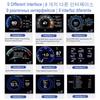 Новейший A501 Автомобильный HUD-дисплей Auto Meter Турбо-датчик Head Up Display для автомобиля Цифровой одометр OBD2 Сигнализация Температура воды и масла Обороты в минуту