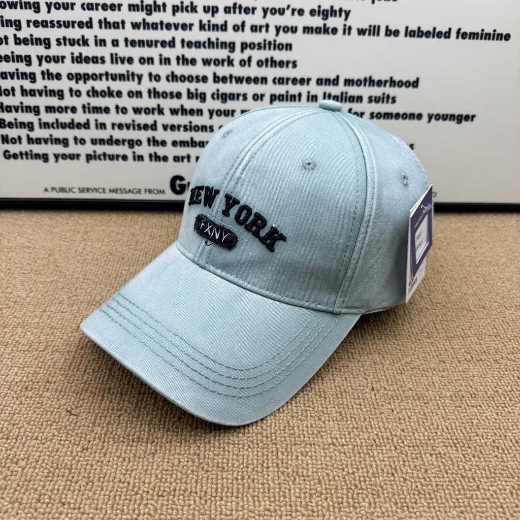 Washed and made old NEW YORK embroidered baseball cap soft top cap men's and women's versatile casual sun hat