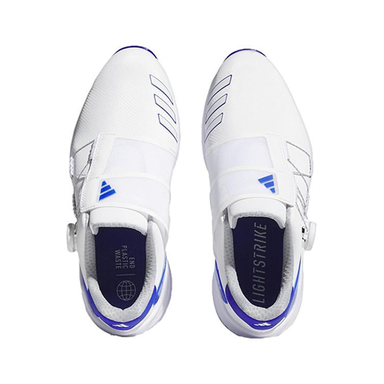 adidas Zg23 Boa Lightstrike кожаные амортизирующие противоскользящие прочные низкие туфли для гольфа мужские туфли для гольфа белые синие GY9715