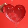 5/10Pcs Plastic Love Fruit Plate Heart-shaped Nut Love Plate Party Snack Love Tray  Home Party Use